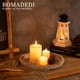 thumbnail image 3 of Bandeja decorativa para velas, madera de Romadedi, encalada, 28 cm, 3 of 9