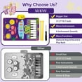 thumbnail image 2 of Xueyu Piano Mat for Toddlers, Baby Sensory Educational Dancing Keyboard Carpet Floor Playmat Musical Mats Birthday Toddler Toys for 1 2 3 4 5 Year Old Boy Girl Gifts, 2 of 8