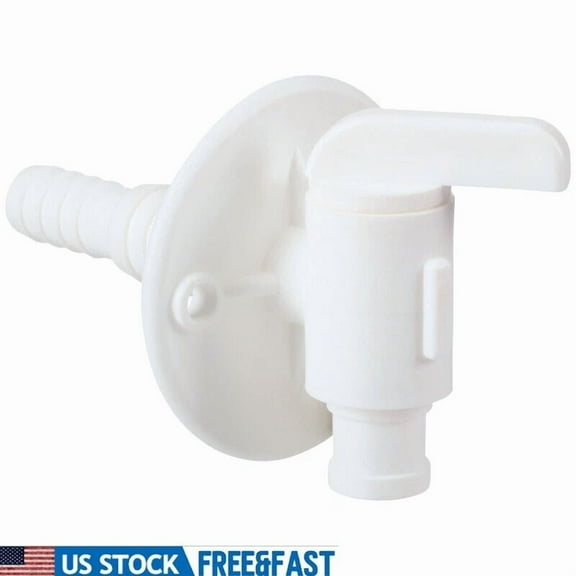 Rv Fresh Water Tank Replacement Drain Valve 1/2 3/4 In Easy Drain Durable New
