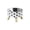 🥝 Black_Hot#367, variant on Stainless Steel Pet Bowl Non-Slip Non-Tip Elevated Cat Dog Food Water Dish, Large Capacity, Durable Easy-Clean Black Multicolor, 1 Piece