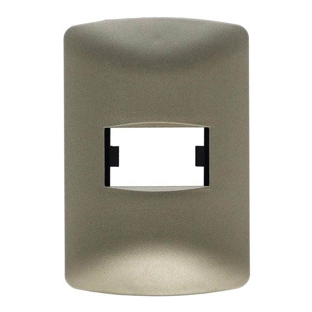 Placa 1 Modulo Leviton Modular Plus Champagne