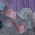 thumbnail image 6 of XEGLSBU Dresses for Girls Sleeveless Floral Dress Layered Party Tutu Skirt for Celebration ( Purple Size9-10 Years ), 6 of 6