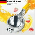 thumbnail image 3 of Lemon Squeezer Extra , Lemon Squeezer Juicer Stainless Steel, Heavy Duty Manual Citrus Juicer Hand Press, Kitchen Tools Lime Squeezer Bar Tool, Easy to Clean Metal Lemon Hand Press, 3 of 5