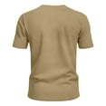thumbnail image 7 of LIBRCLO Men's and Big Men's Shirts Short Sleeve Workout T Shirts Breathable Comfort Crewneck Tee for Gym Running Athletic, Khaki XL, 7 of 7