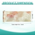 thumbnail image 2 of Uxcell Wood Grain Wallpaper Border 8" x 16.4ft Textured Frame Sticker, Yellow Pattern, 2 of 7