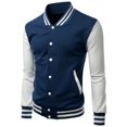 thumbnail image 1 of FashionOutfit Men's Stylish High Quality Fabric Baseball Jacket, 1 of 4