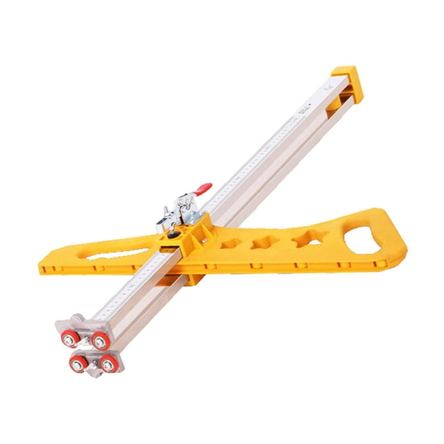 jinwen Gypsum Board Cutter Hand Push Plaster Board Cutting Tool for DIY Enthusiasts 12 Wheels
