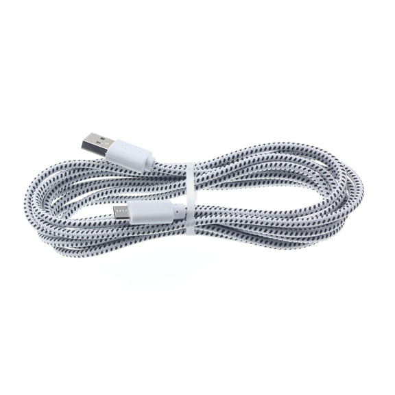 MicroUSB 10ft USB Cable Charger Cord Power Wire Z1W for LG Stylo 3 Plus 2 Plus, G Pad 8.3 8.0 7.0 10.1 - Motorola Moto G6 Play e6 E5 Plus, Droid Turbo 2, E4 PLUS Play