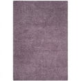 thumbnail image 5 of SAFAVIEH Laguna Neven Plush Solid Shag Area Rug, Purple, 6'7" x 6'7" Square, 5 of 8
