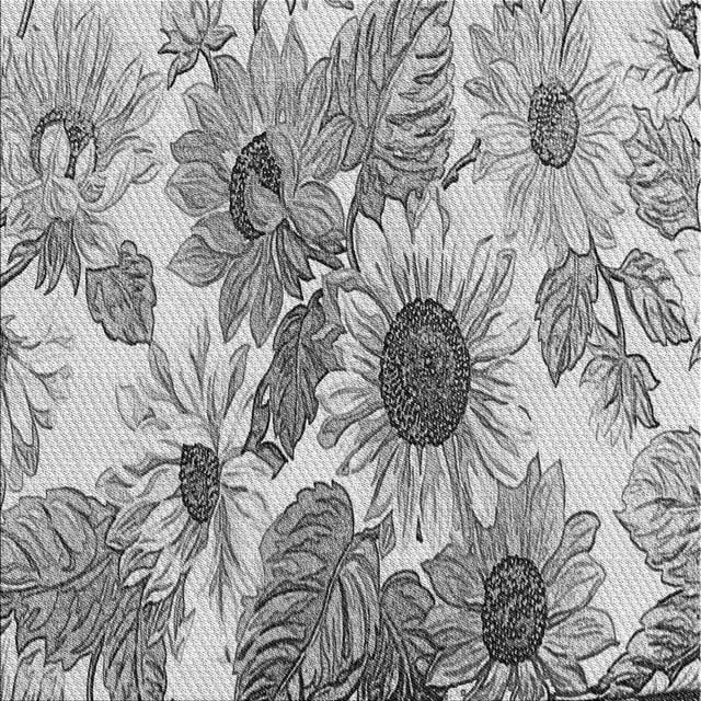 Ahgly Company Machine Washable Indoor Square Transitional Platinum Silver Gray Area Rugs, 6' Square