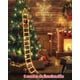 thumbnail image 3 of Luces LED de Navidad, 10 Pies/3M Con Papá Noel, IP44 Decoración Para Interiores y Exteriores, Ventanas, Jardín, Pared (Blanco Cálido), 3 of 7