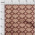 thumbnail image 1 of oneOone Viscose Chiffon Fabric Ogee Flame Stitch Print Sewing Fabric BTY 42 Inch Wide, 1 of 4
