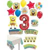 Spongebob Square Pants 3rd Birthday Party Supplies 8 Guest Table Decor and Balloon Bouquet Decorations