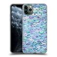 thumbnail image 1 of Head Case Designs Officially Licensed Micklyn Le Feuvre Marble Patterns Mosaic In Sapphire And Emerald Soft Gel Case Compatible with Apple iPhone 11 Pro Max, 1 of 7