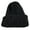 Black, variant on Autumn Street Knitting Beanie Hat Women Chenille Velvet Solid Color Skull Cap
