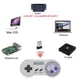 thumbnail image 2 of Paquete de 2 mandos inalámbricos USB ZAMPAM de 2,4 GHz, compatibles con juegos de SNES y Nintendo Switch. Gamepad USB retro para Windows, Mac, Linux, Raspberry Pi y RetroPie. Diseño clásico, listo par, 2 of 6