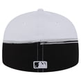 thumbnail image 4 of Men's New Era  Black/White Chicago White Sox Paint Stroke 59FIFTY-Fitted Hat, 4 of 5