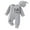 Gray, variant on Bellafa Baby Boy Girl Long Sleeve Ribbed Romper with Mittens Cuffts Newnorn Boy Zipper Footie Jumpsuit   Hat 2PCS Fall Winter Clothes