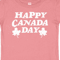 thumbnail image 4 of Inktastic Happy Canada Day with Distressed Maple Leaves Boys or Girls Baby T-Shirt, 4 of 5