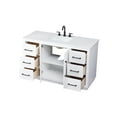 thumbnail image 6 of Elegant Kitchen and Bath 54 inch Single Bathroom Vanity in White, 6 of 7
