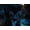 Blue, variant on Mudket Blue Eyed Black Panther Night Scene Canvas Wall Art, Moody Modern Wildlife Cool Posters Print Waterproof Canvas for Man Cave Office Living Room Home Decor, Framed Ready to Hang - 12"L x 8"W