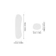thumbnail image 2 of ELAYARD 16 Pieces Drum Mute Accessories Transparent Pads for Drummers Practice Tone Control, 2 of 8