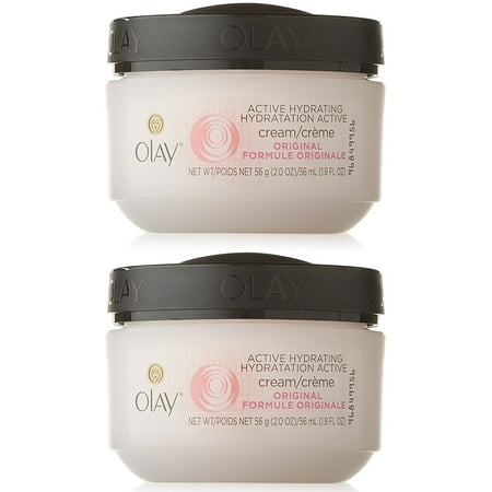 Olay Active Hydrating Cream, 2 Ounce (Pack of 2)
