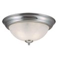 thumbnail image 1 of Millbridge 2-Light Ceiling Mount, Satin Nickel Finish, 1 of 1