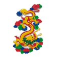 thumbnail image 1 of Imán de nevera Pvc Peking Opera Dragón Drama Refrigerador Pegatinas Afortunado Sencillez, 1 of 1