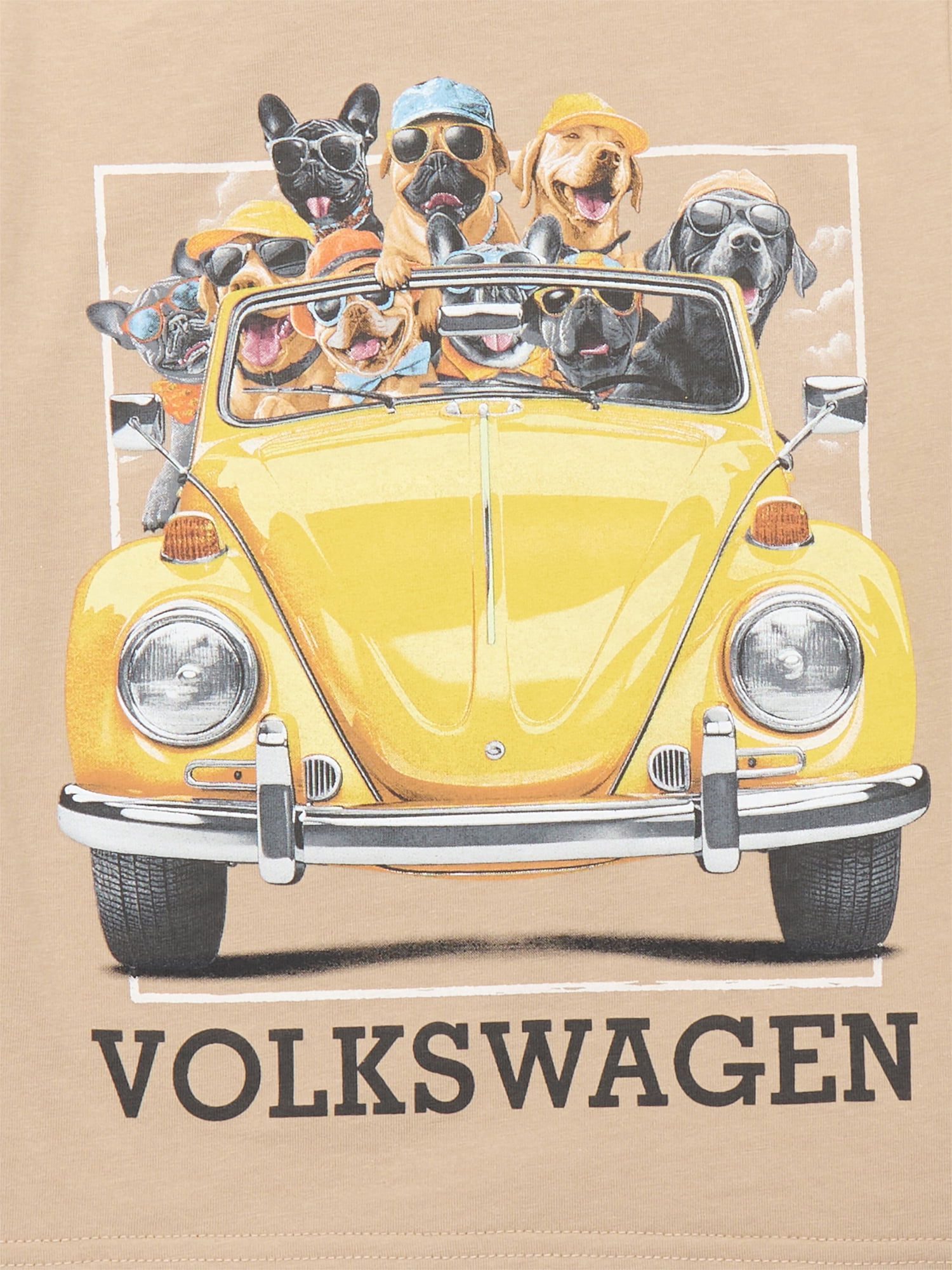 Volkswagen Doggy Bug Toddler Short Sleeve Crewneck T-Shirt, Sizes 12M-5T