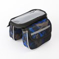 thumbnail image 1 of keepw Bike Frame Bag Mobile Phone Waterproof Bicycles Saddle Bags Large Capacity Portable Cellphone Key Cycling Equipment Blue, 1 of 6