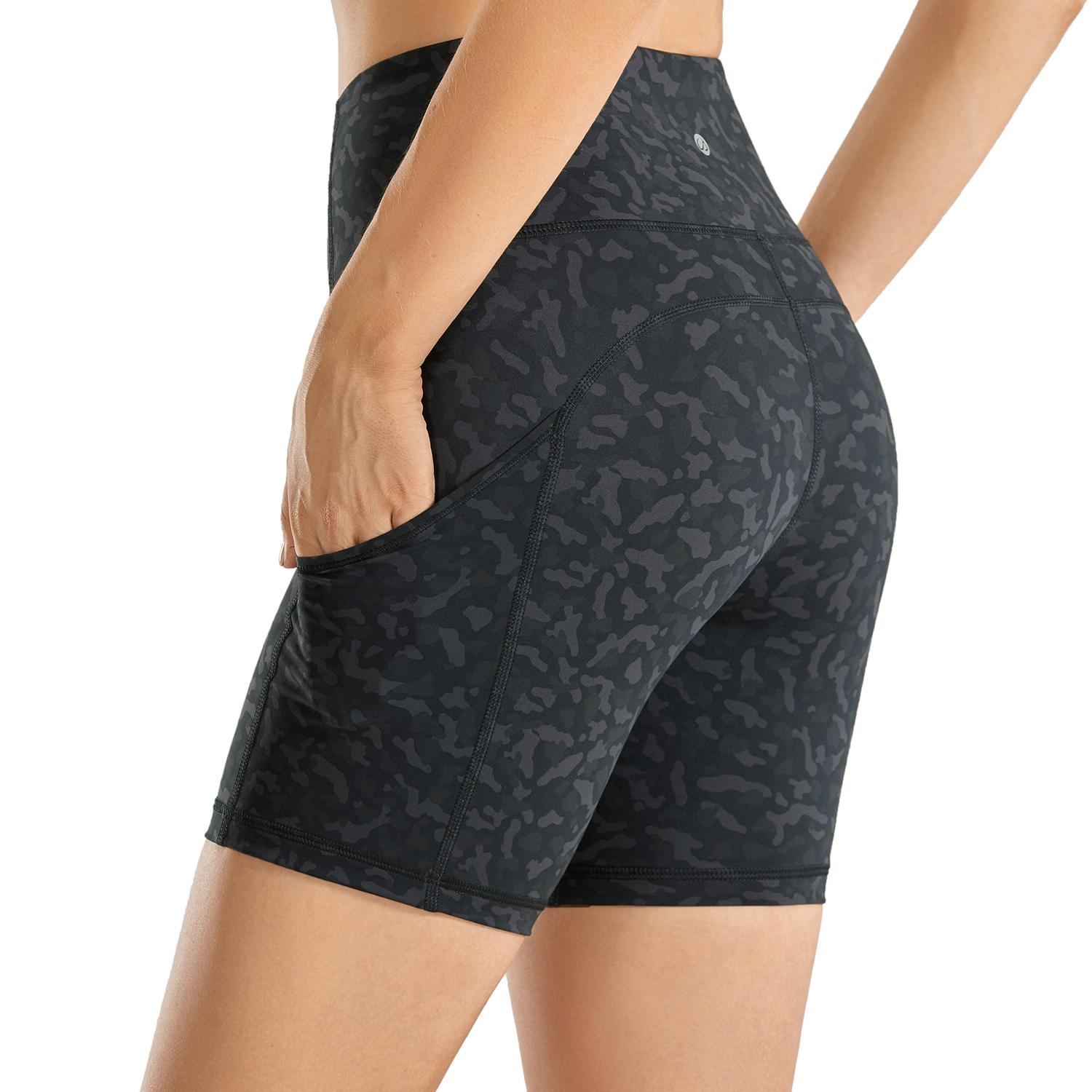 CHRLEISURE High Waisted Biker Shorts For Women - 4-Pack, Booty Soft Yoga Shorts, Tummy Control