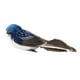 thumbnail image 5 of 2x1pcs Gorrión con Plumas Artificiales Falso Spadger Bird Clip Azul Cola Adorno de jardín al aire libre, 5 of 8