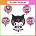 thumbnail image 6 of Kuromi Balloons Birthday Party Supplies Decor Fans Set Decorations Kit, 6 of 6