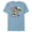 Ocean Blue, variant on Disney The Nightmare Before Christmas Simply Meant to Beach - Short Sleeve Blended T-Shirt for Adults - Customized-Navy Heather