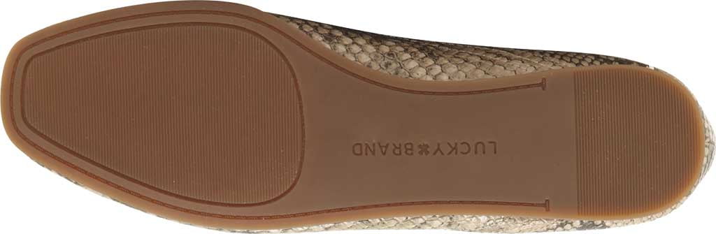 Lucky Brand, Shoes, Lucky Brand Ameena Flats Womens Leather Snake Print  Slip On Shoes Size 85 M