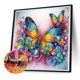 thumbnail image 5 of Pintura de diamante 5D DIY Kit de taladro de forma especial parcial decoración de mariposa 30x30cm, 5 of 9