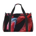 thumbnail image 1 of Disketp Closeup Red Flamingo Portrait Bolsa de Viaje Tipo Duffle, Bolso de Mano para Fin de Semana para Mujer, Bolsa de Gimnasio Ligera para Hombre, Esencial para Viajes, 1 of 7