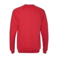 thumbnail image 3 of Unisex Sponge Fleece Crewneck Sweatshirt - RED - L, 3 of 3