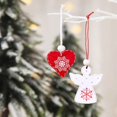 thumbnail image 3 of 12 piezas de adornos de madera para árbol de Navidad, adornos colgantes de madera para árbol de Navidad, decoraciones colgantes navideñas, 3 of 5