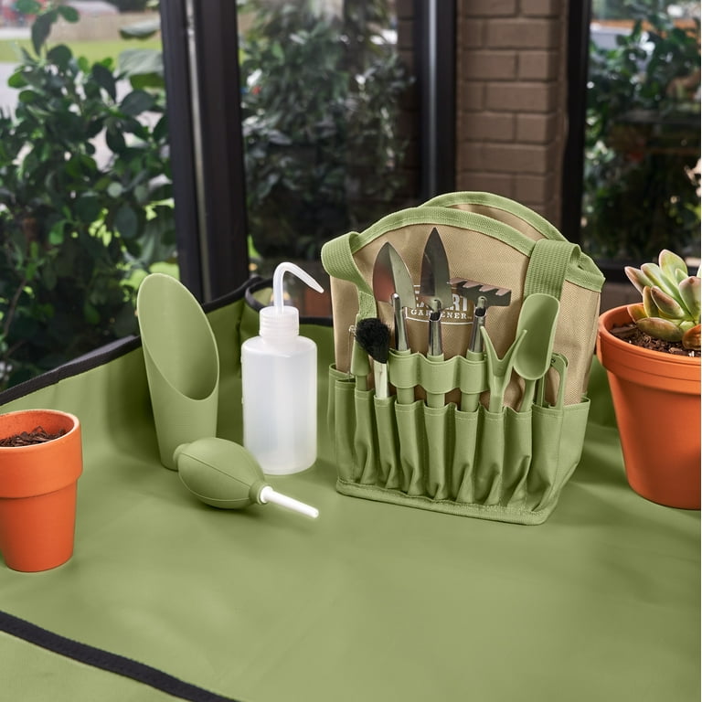 Expert Gardener Indoor Gardening Stainless Steel Tool Set, 14