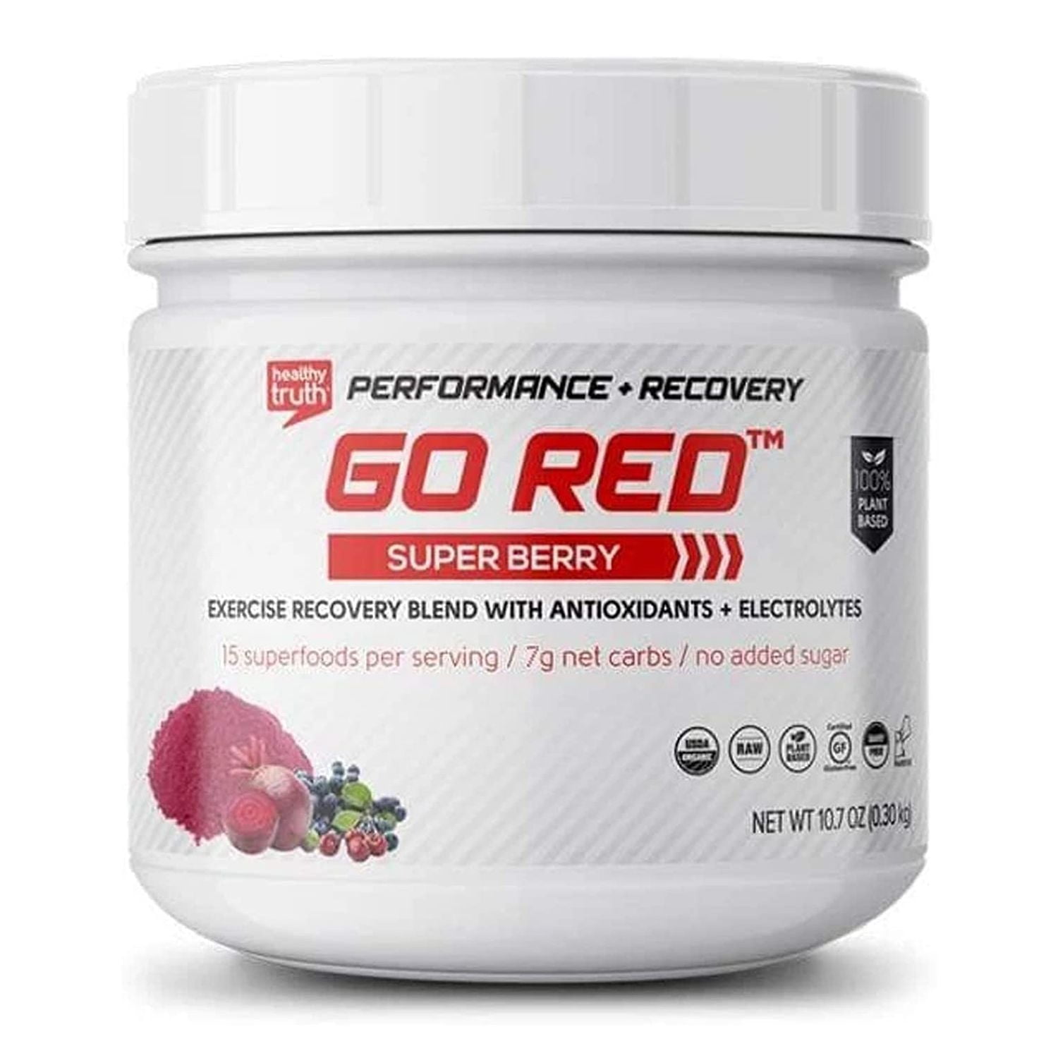 Healthy Truth Organic GO RED Super Berry Detox + Hydration + Recovery