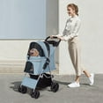 Kinbor Dog Stroller Cat Pet Stroller for Small Medium Dogs&Cats with