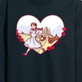 thumbnail image 3 of Wizard of Oz - Dorthy And Toto Heart - Men's Long Sleeve T-Shirt, 3 of 5