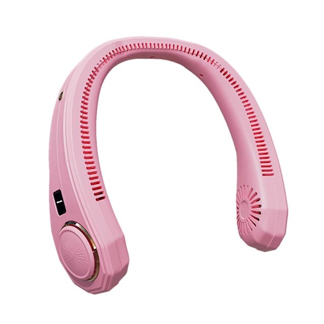 Ventilador de cuello portátil F22 mini sin luz con pantalla USB R