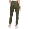 thumbnail image 2 of Calvin Klein Jeans Womens Python-Print High-Rise Skinny Jeans, Green, 27, 2 of 4