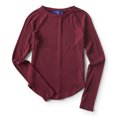 thumbnail image 1 of Aeropostale T-Shirt Basique Raglan pour Femmes, Violet, Juniors, X-Grand, 1 of 1