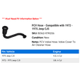 thumbnail image 2 of PCV Hose - Compatible with 1972 - 1975 Jeep CJ5 1973 1974, 2 of 2