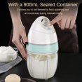 thumbnail image 2 of Batidor de huevos eléctrico con recipiente sellado de 900 ml, inalámbrico, automático, para leche, 2 of 8