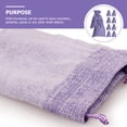 thumbnail image 4 of Candy Bags 10 Pcs Snack Drawstring Accessories Purple Linen, 4 of 5